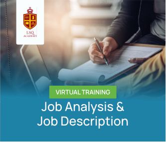 Job Description, Job Analysis & Job Evaluation Virtual Training